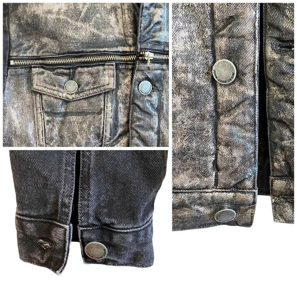 John John Denim distresses denim jacket, Size P/XS, Never worn - Picture 10 of 10